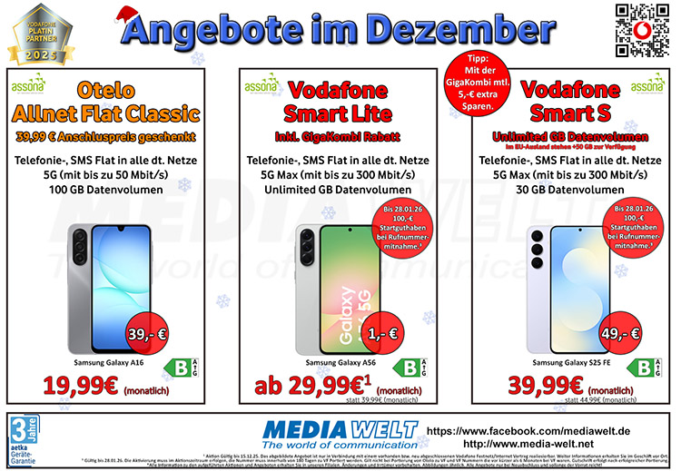 Unsere Monatsangebote Dezember 2025